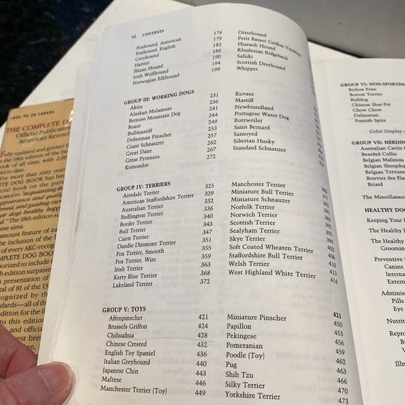 “The Complete Dog Book,” Hardcover with Dust Jacket plus Plastic Wrap - Picture 6 of 9